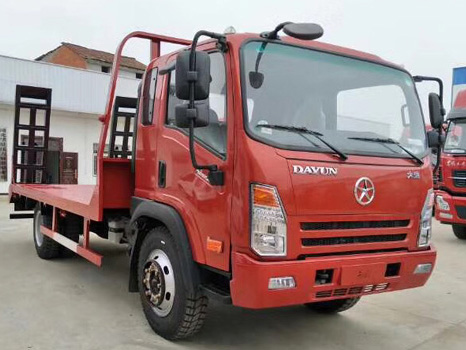 【國六】大運(yùn)小黃牌單橋平板車