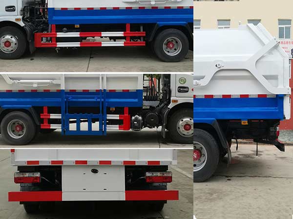 東風(fēng)多利卡國(guó)六8~9方側(cè)裝壓縮式垃圾車