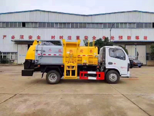 東風(fēng)小多利卡國六4方藍(lán)牌餐廚垃圾車