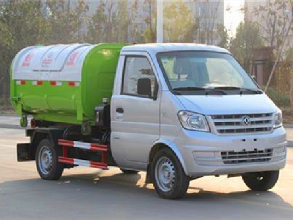 東風小康國六3方車廂可卸(鉤臂)式垃圾車