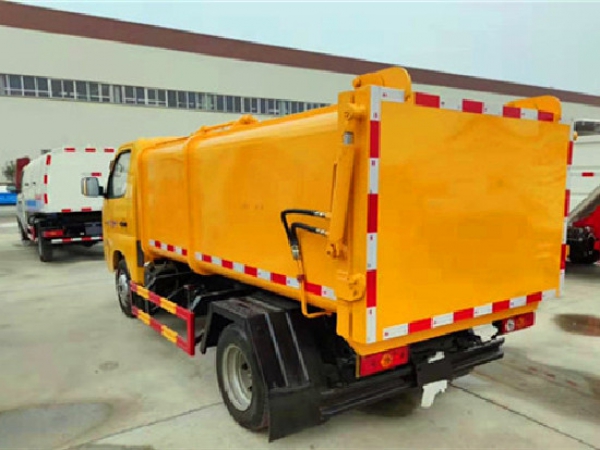 福田國(guó)六3方自裝卸(掛桶)式垃圾車(chē)