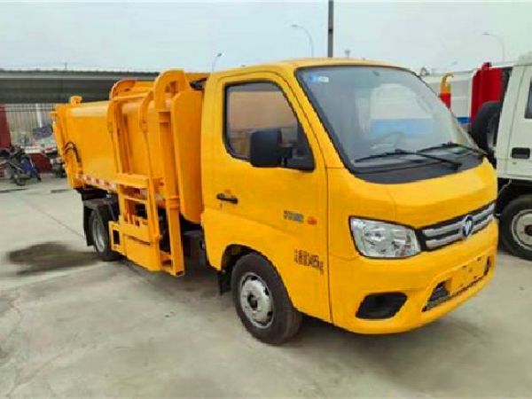 福田國(guó)六3方自裝卸(掛桶)式垃圾車(chē)