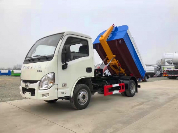 躍進小福星國六3~4方車廂可卸(鉤臂)式垃圾車
