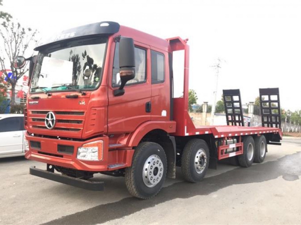 (國六)大運前四后八平板拖車