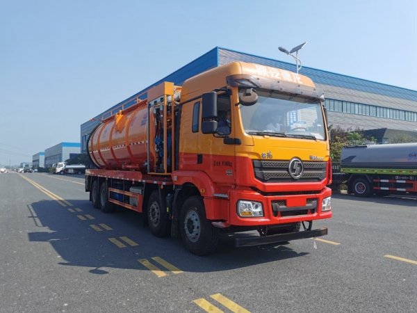 陜汽34方清洗吸污車