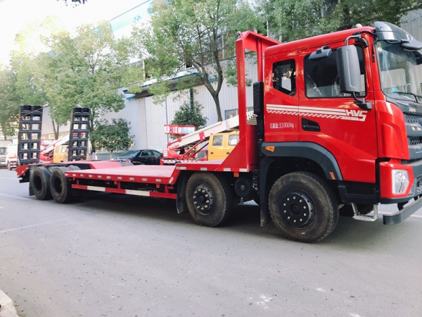 華神前四后八凹板拖車