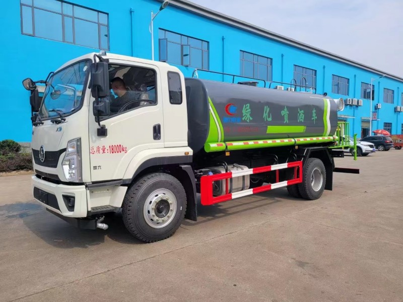 陜汽X9灑水車(chē)15噸30米噴霧