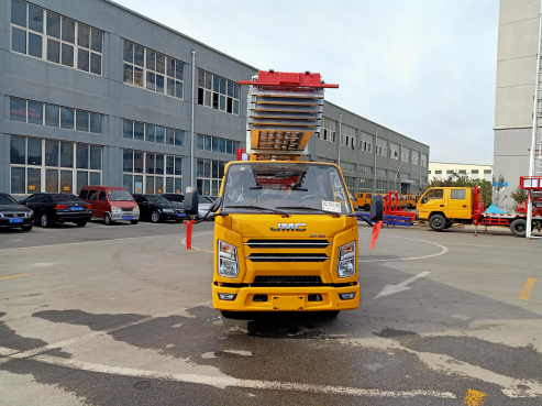 國(guó)六江鈴32米藍(lán)牌云梯車(chē)